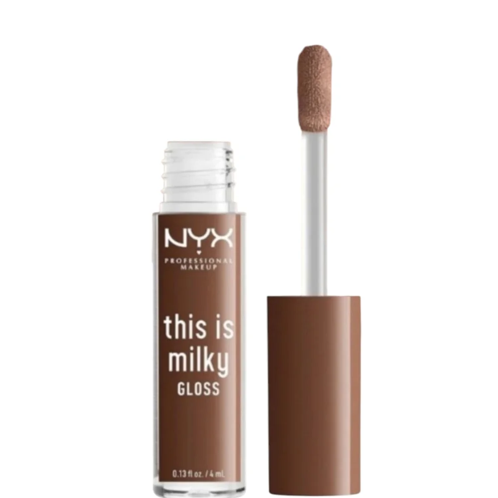 NYX This Is Milky Gloss, Vegan Lip Gloss, 12 Hour Hydration Milk The Coco